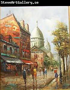 unknow artist Henri Royer Vue sur Montmartre